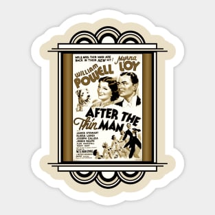 After The Thin Man (Sepia) Sticker